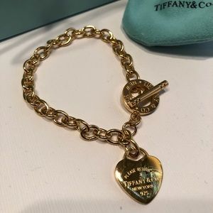 Tifanny Heart Charm Bracelet